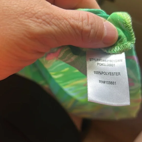 Sunny Leigh Blouse Size 1X Babydoll Spring - Picture 7 of 7